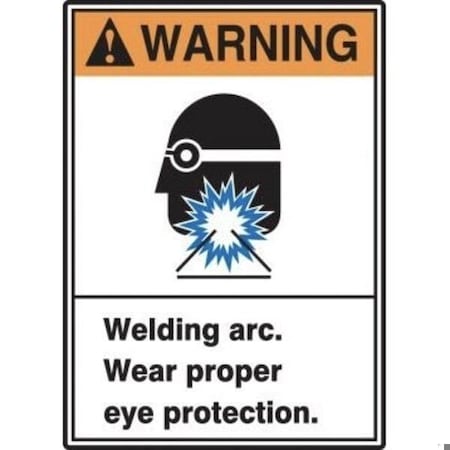 Accuform ANSI DANGER SAFETY SIGN WELDING ARC MRLD001XL MRLD001XL